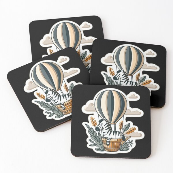 Item preview, Cute zebra in an air balloon  designed and sold by Culmika.