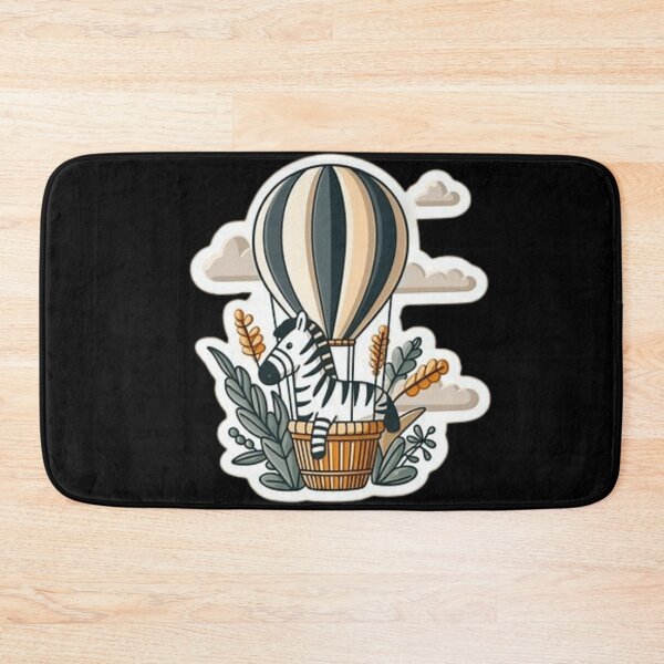 Item preview, Cute zebra in an air balloon  designed and sold by Culmika.