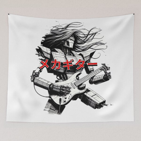 Item preview, Mecha guitar speed in the new age designed and sold by Animetal-Shop.