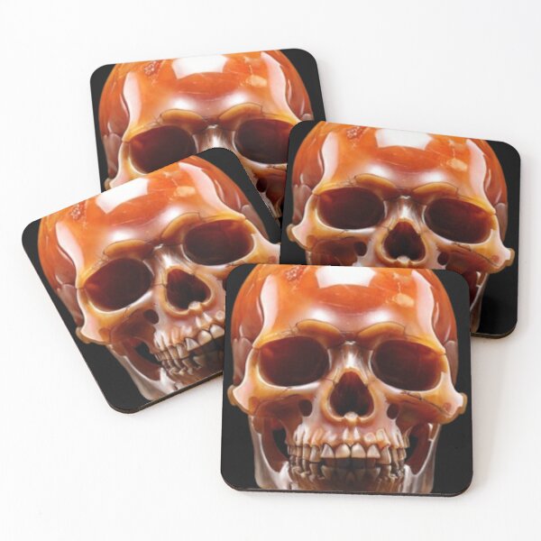 Item preview, Crystal Skull (Carnelian) designed and sold by Zendragon-Store.