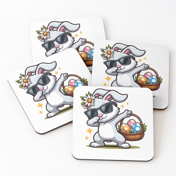 Item preview, Easter Bunny in Sunglasses Boys Girls Toddler Egg Hunting designed and sold by ColorFlick.