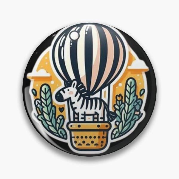 Item preview, Cute zebra in an air balloon  designed and sold by Culmika.