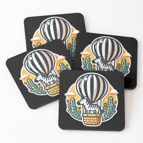 Item preview, Cute zebra in an air balloon  designed and sold by Culmika.