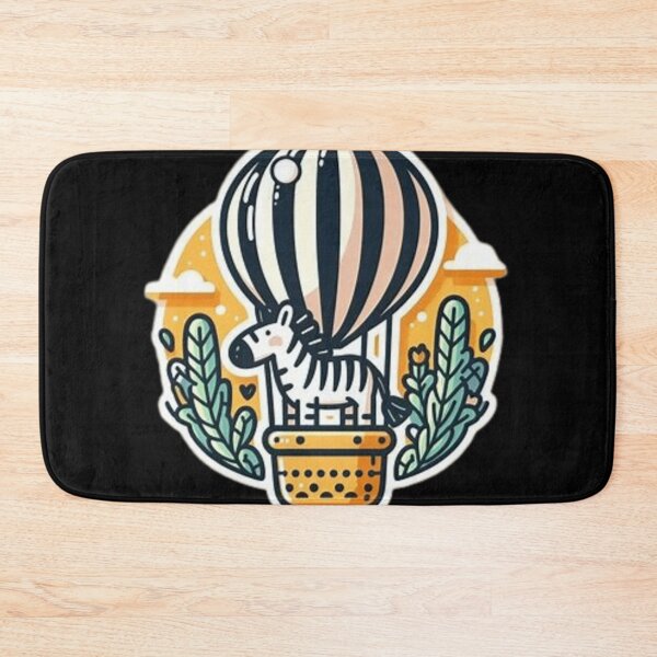 Item preview, Cute zebra in an air balloon  designed and sold by Culmika.