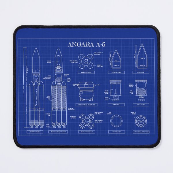 Item preview, Angara 5 (Blueprint - English) Horizontal Version designed and sold by BGALAXY.