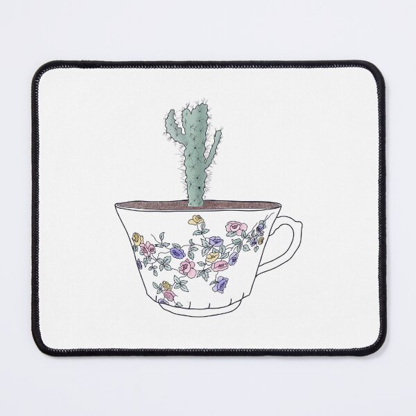 Item preview, Cactus in a tea cup designed and sold by Loveisafetish.