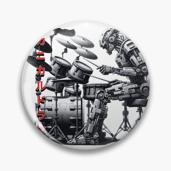 Item preview, Mecha drums in the new age designed and sold by Animetal-Shop.