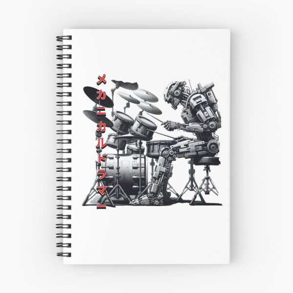 Item preview, Mecha drums in the new age designed and sold by Animetal-Shop.