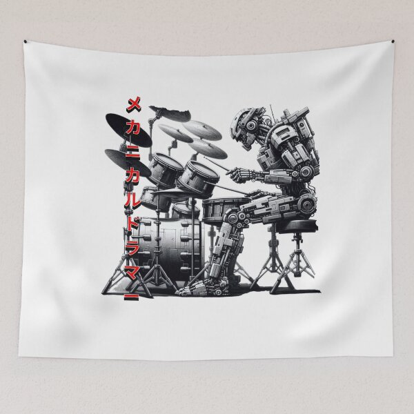 Item preview, Mecha drums in the new age designed and sold by Animetal-Shop.