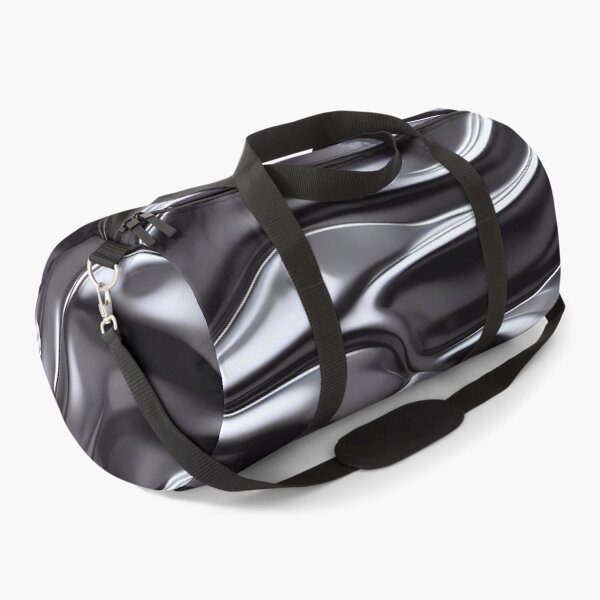 Item preview, Abstract Silver Black Chrome Metallic Pattern designed and sold by TheArtOfPat.