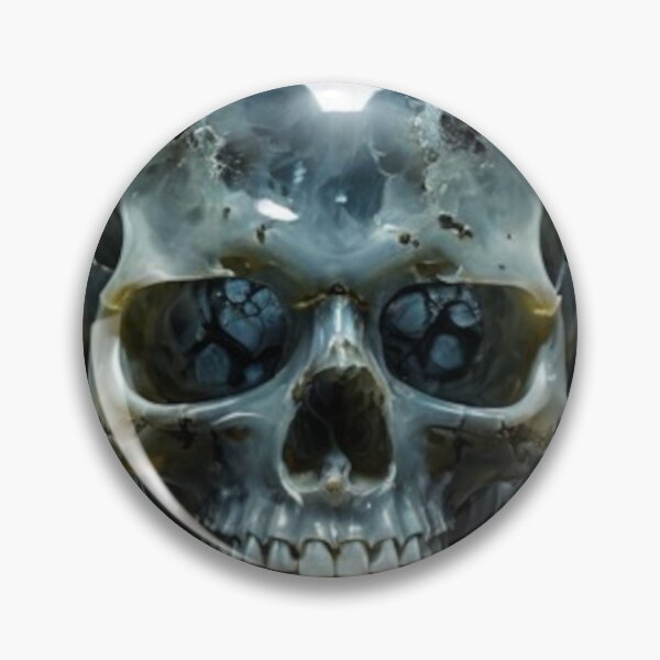 Item preview, Crystal Skull (Dendritic Chalcedony) designed and sold by Zendragon-Store.