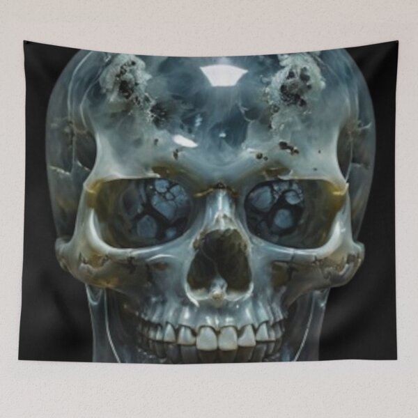 Item preview, Crystal Skull (Dendritic Chalcedony) designed and sold by Zendragon-Store.