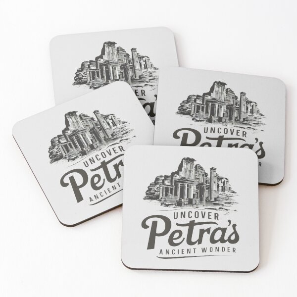 Item preview, Uncover Petra's Ancient Wonder: Monochrome Delight for Spring Break designed and sold by SplashTastic.