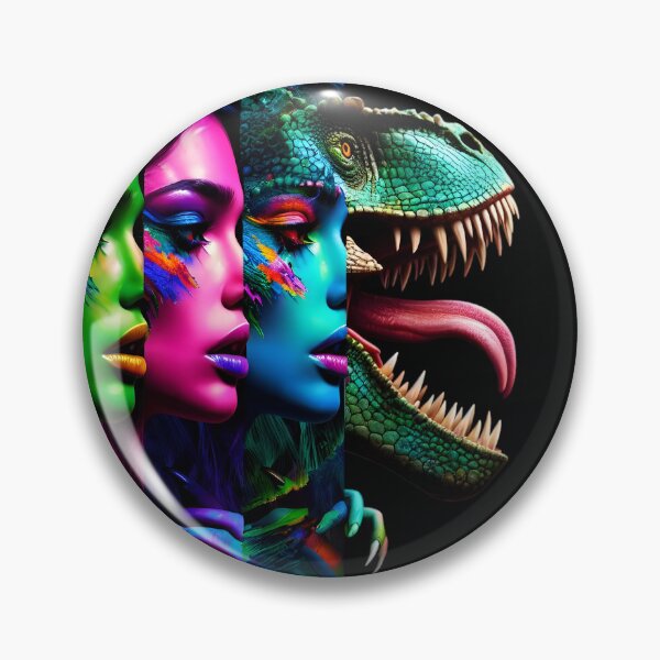 Item preview, Dinosaur Evolution: Chromatic Fusion designed and sold by AI-Only Creations.