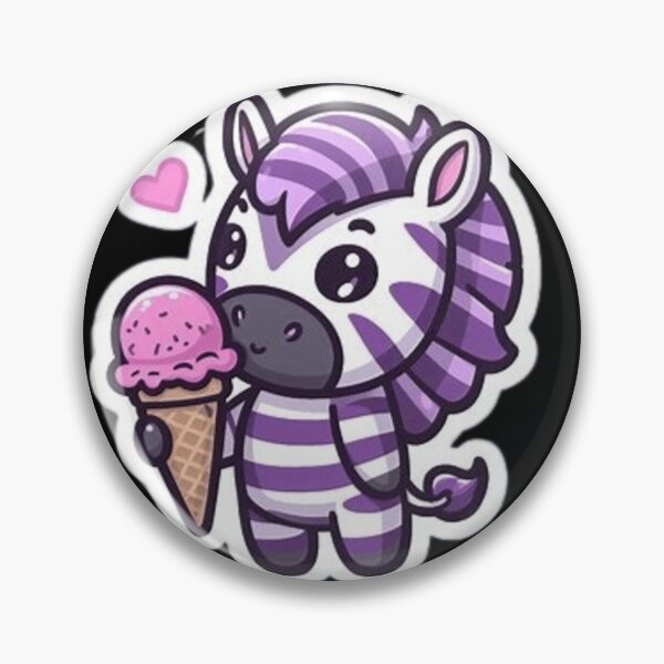 Item preview, Cute zebra with ice cream  designed and sold by Culmika.