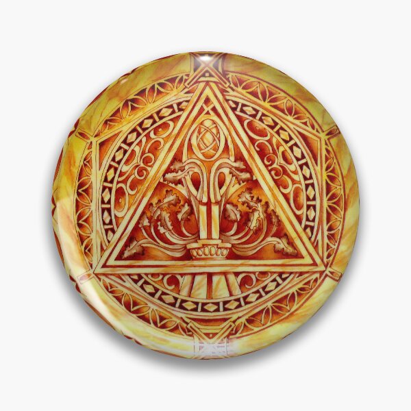 Item preview, golden triangle designed and sold by Tereza Pilar  Art.