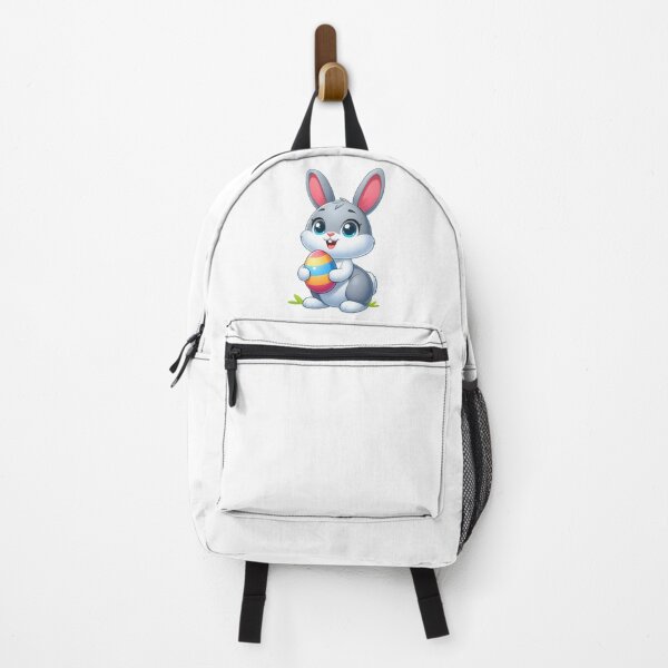 Item preview, Cute Bunny Holding an Easter Egg designed and sold by Delamoon.