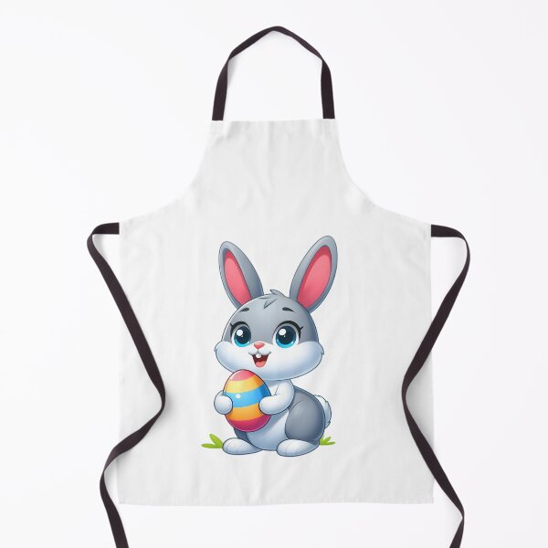 Item preview, Cute Bunny Holding an Easter Egg designed and sold by Delamoon.