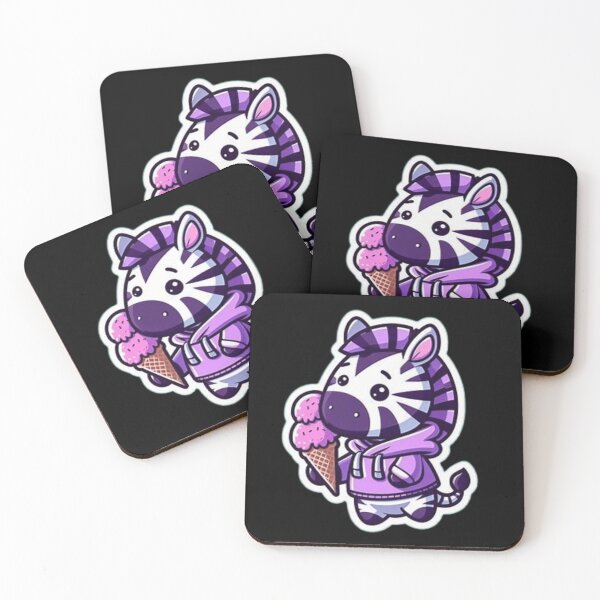 Item preview, Cute zebra with ice cream  designed and sold by Culmika.
