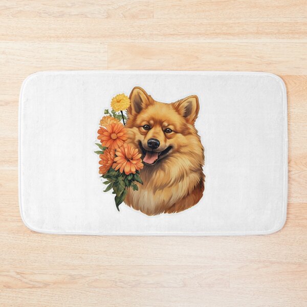 Item preview, Cute Flower Finnish Spitz Mom Dad Guardian Angel Best Friend Doggie Paw designed and sold by SMARTKIT  DESIGNAGENCY.