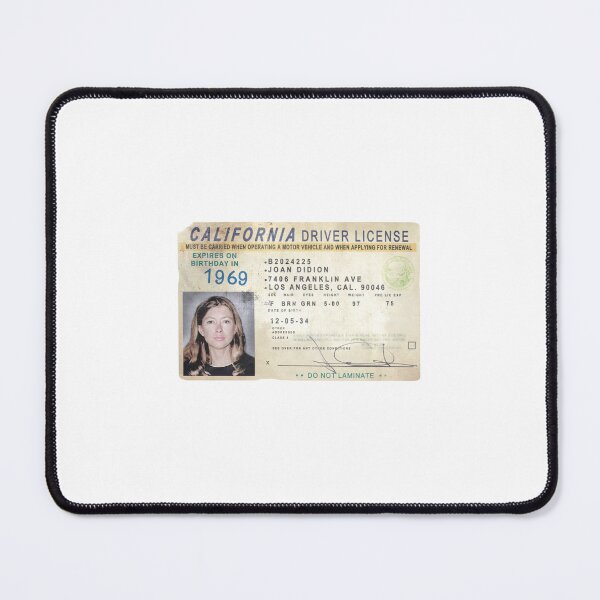 Item preview, Joan Didion drivers license designed and sold by jealist.