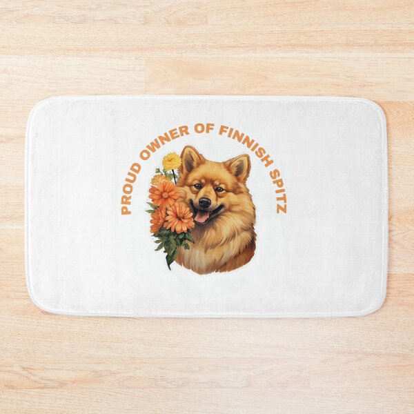 Item preview, Cute Flower Finnish Spitz Mom Dad Guardian Angel Best Friend Doggie Paw designed and sold by SMARTKIT  DESIGNAGENCY.
