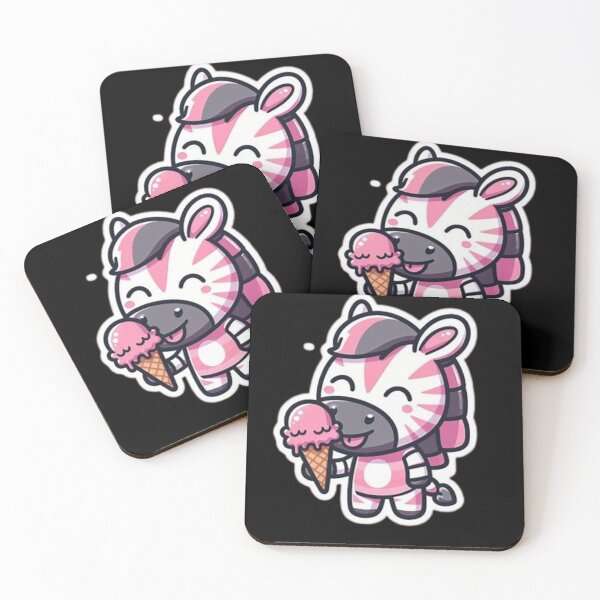 Item preview, Cute zebra with ice cream  designed and sold by Culmika.