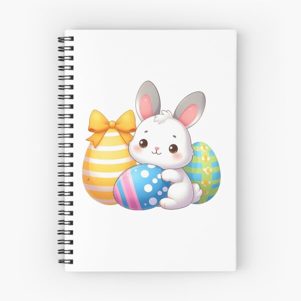Item preview, Cute Bunny Holding an Easter Egg designed and sold by Delamoon.