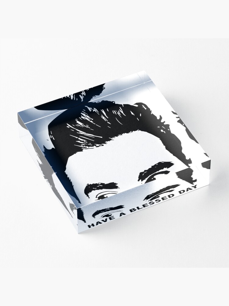 Alternate view of Have a Blessed Day Acrylic Block