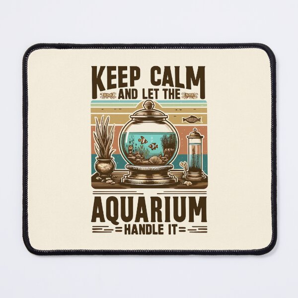 Item preview, Camiseta retro de relajación de acuario: Keep Calm designed and sold by FinFriends.
