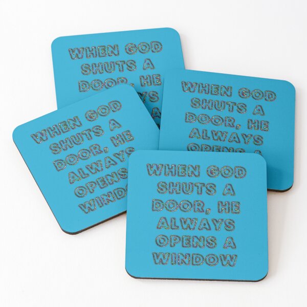 Item preview, When God shuts a door, he... designed and sold by designmari.