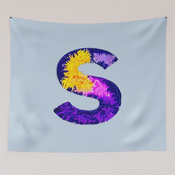 Item preview, letter S, monogram. typography collage. ABC art. gift designed and sold by Minibubb.
