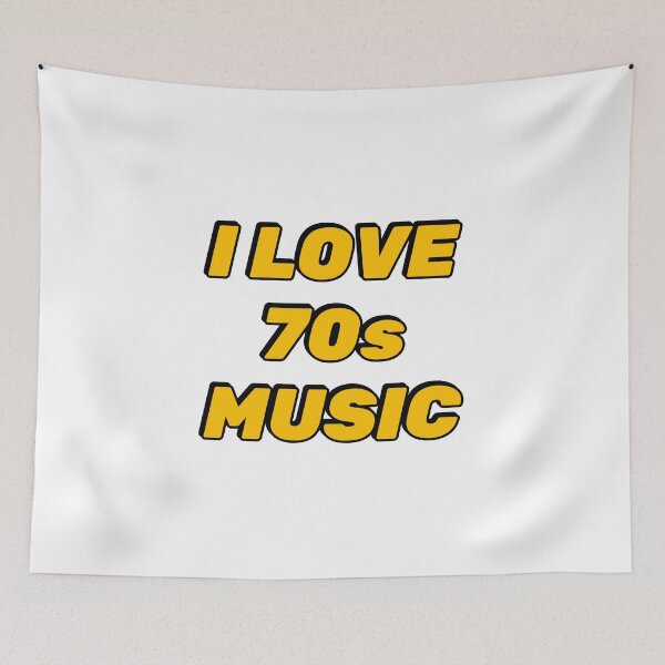 Item preview, I love 70s music 1970s seventies designed and sold by Inspirationmotivation.