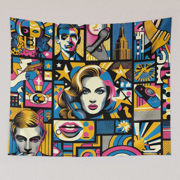 Item preview, Pop Culture Panorama Icons and Imagery in Graphic Splendour designed and sold by ArtComixHaven.