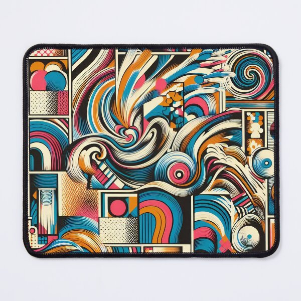 Item preview, Abstract Rhythms: Dynamic Swirls and Patterns in Harmony designed and sold by ArtComixHaven.