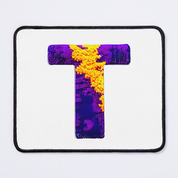 Item preview, letter T, monogram. typography collage. ABC art. gift designed and sold by Minibubb.