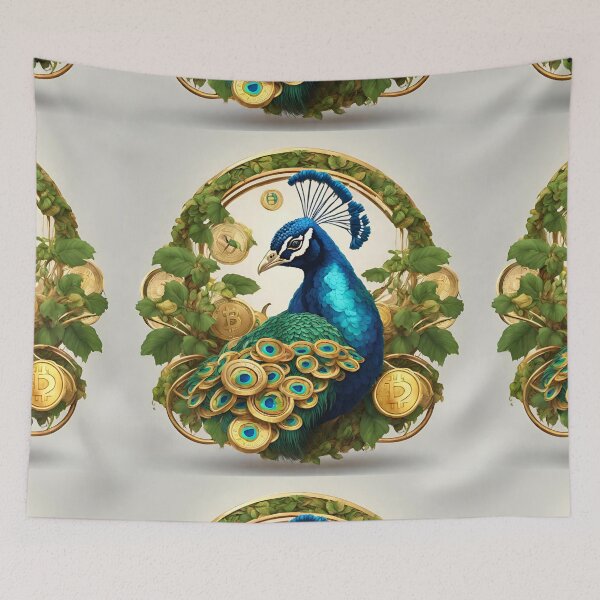 Item preview, Beautiful Blue Peacock designed and sold by Sugar Wisdom .