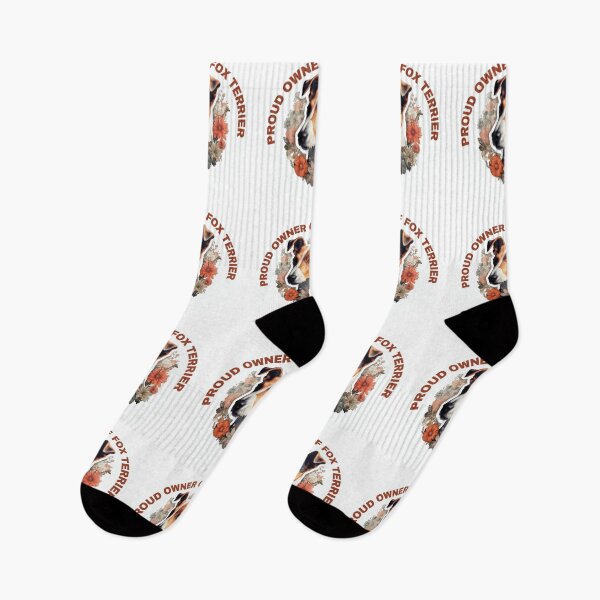 Item preview, Cute Flower Fox Terrier Mom Dad Guardian Angel Best Friend Doggie Paw designed and sold by SMARTKIT  DESIGNAGENCY.
