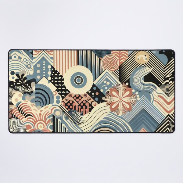 Item preview, Abstract Tapestry A Confluence of Patterns and Textures designed and sold by ArtComixHaven.