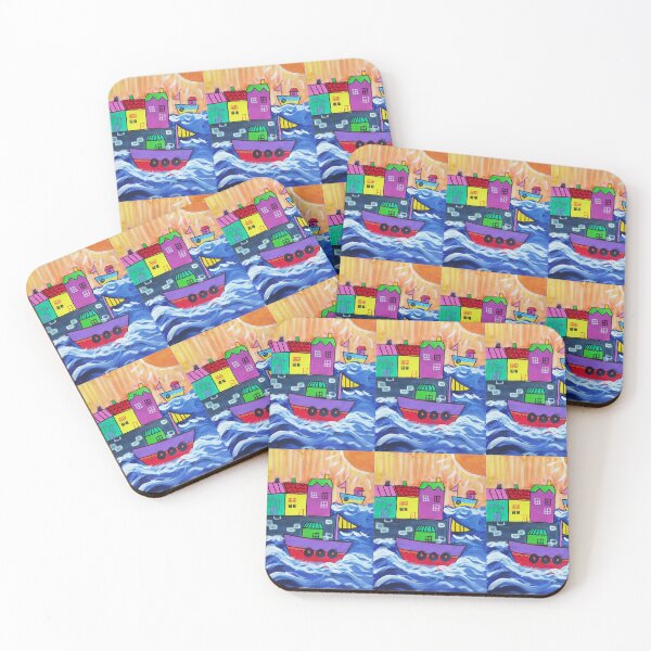 Item preview, Seaside Boats designed and sold by BridgetBresser.