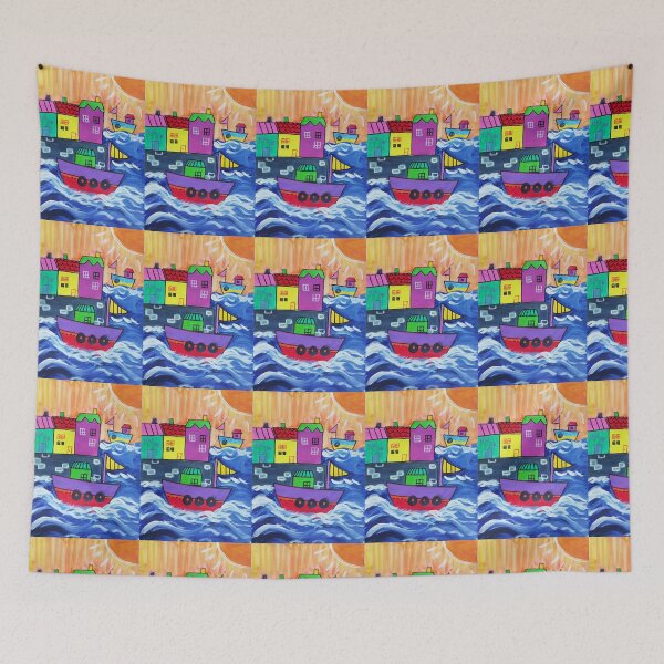 Item preview, Seaside Boats designed and sold by BridgetBresser.