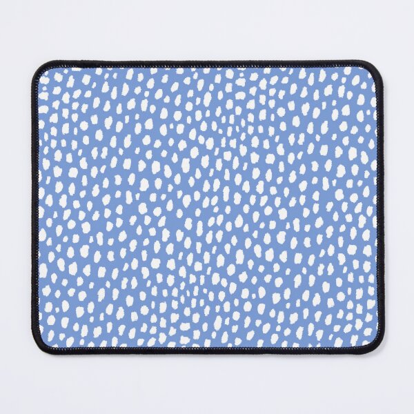 Item preview, Handmade Polka Dot Paint Brush Dalmatian Pattern (white/cornflower blue) designed and sold by Design Minds Boutique.