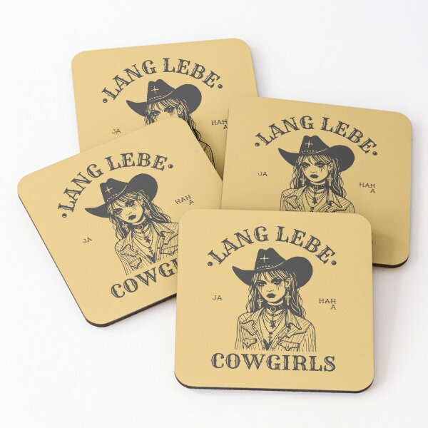 Item preview, Lang lebe - Cowgirls | Yellow Background designed and sold by RM-Journey.