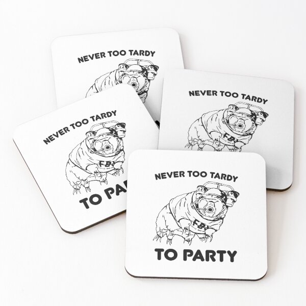 Item preview, Never to Tardy to Party designed and sold by happynerdyshirt.