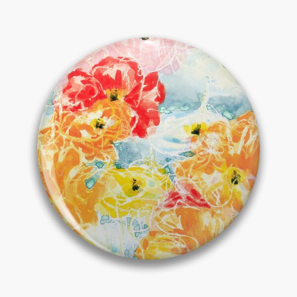 Item preview, Colourful Abstract Poppies designed and sold by Judi Parkinson.