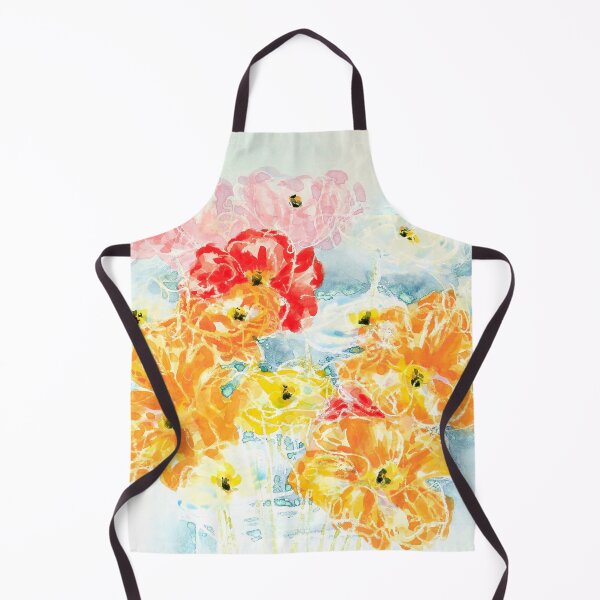 Item preview, Colourful Abstract Poppies designed and sold by Judi Parkinson.