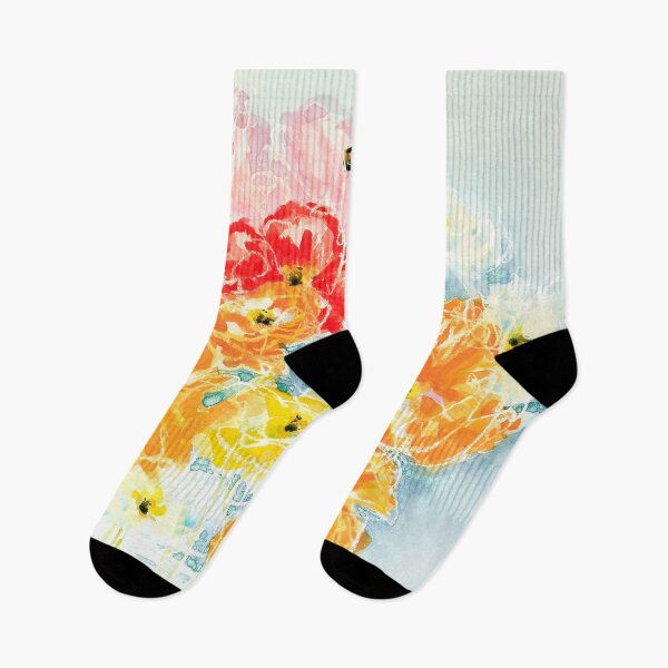 Item preview, Colourful Abstract Poppies designed and sold by Judi Parkinson.