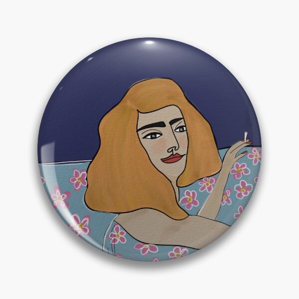 Item preview, Smoking girl  designed and sold by didemozberkartprints.