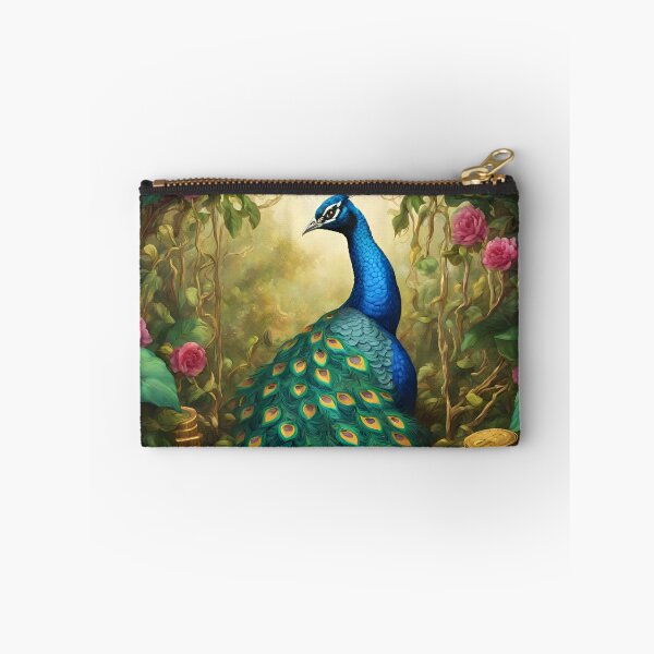 Item preview, Beautiful Blue Peacock and gold  designed and sold by Sugar Wisdom .