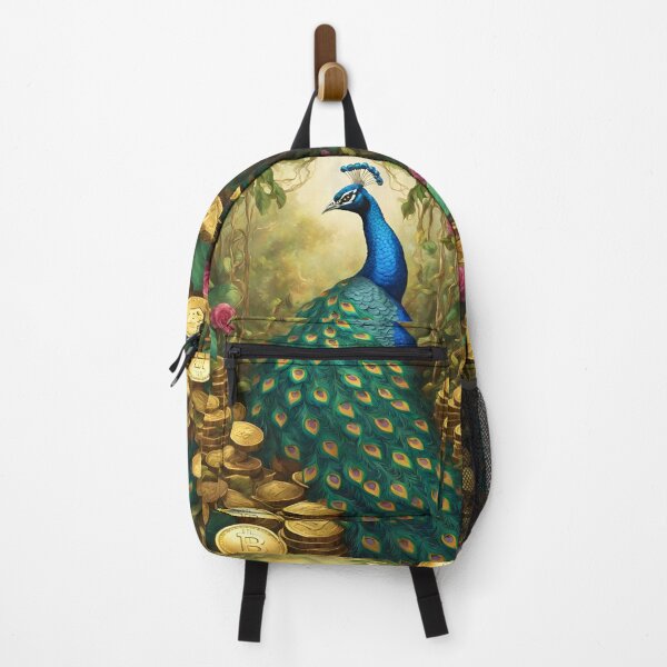 Item preview, Beautiful Blue Peacock and gold  designed and sold by Sugar Wisdom .